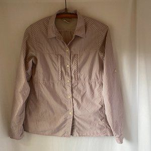 Ex Officio women's plaid hiking shirt, size S